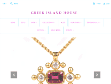 Tablet Screenshot of greekislandhouse.com